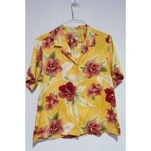 Tommy Bahama Button Down Hawaiian Dad shirt sz Med